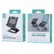 IKREA WE5089 SOPORTE PARA TABLET Y PORTÁTIL 270º ROTACIÓN NEGRO