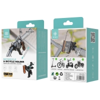 IKREA WE5184 SOPORTE UNIVERSAL DE MÓVIL 4-7" PARA BICICLETA Y MOTO NEGRO