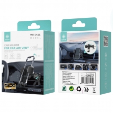 IKREA WE5185 SOPORTE UNIVERSAL DE MOVIL 4-7" PARA VENTILACIÓN DE AIRE DEL COCHE NEGRO