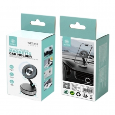 IKREA WE5216 SOPORTE UNIVERSAL MAGNÉTICO DE SUCCIÓN PARA SALPICADERO DEL COCHE NEGRO