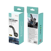 IKREA WE5218 SOPORTE UNIVERSAL MAGNÉTICO 360º DE VENTOSA CON GEL PARA SALPICADERO DE COCHE NEGRO