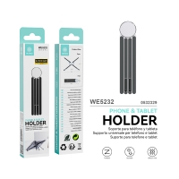 IKREA WE5232 SOPORTE PLEGABLE CON 4 GARRAS PARA MÓVIL Y TABLET 4-12.9´´PLATA