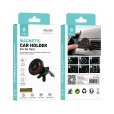 IKREA WE5239 SOPORTE UNIVERSAL MAGNÉTICO DE MÓVIL PARA VENTILACIÓN DE COCHE NEGRO