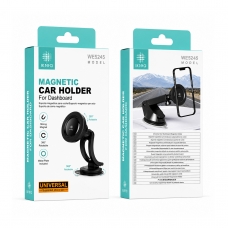 IKREA WE5245 SOPORTE UNIVERSAL MAGNÉTICO DE MÓVIL PARA SALPICADERO DE COCHE NEGRO