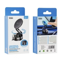 ISER SE5019 SOPORTE UNIVERSAL MAGNÉTICO CON VENTOSA DE VACÍO PARA COCHE 360º ROTACIÓN NEGRO