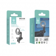 IKREA WE5188 SOPORTE UNIVERSAL MAGNÉTICO DE MÓVIL PARA COCHE NEGRO(APTO PARA MARCO≤25MM)