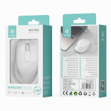 IKREA WG7092 RATÓN INALÁMBRICO 3D 2.4GHZ 800DPI BLANCO