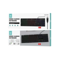 IKREA WG7099 TECLADO DE JUEGO 105 KEYS CON CABLE 1.5M RETROILUMINADO LED NEGRO