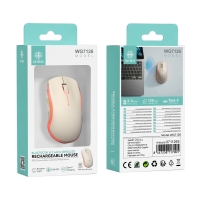 IKREA WG7126 RATÓN 1200DPI INALÁMBRICO 2.4GHZ BLUETOOTH LUZ ARCOÍRIS BLANCO