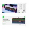 MX0277 TECLADO MECÁNICO DE 10 TECLAS CON CABLE Y RETROILUMINACIÓN RAINBOW