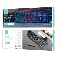 IKREA WG7056 TECLADO 105 KEYS CON CABLE DE 1.35M 4.5V-5.5V 130MA NEGRO