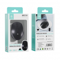 IKREA WG7110 RATÓN INALÁMBRICO CON NANO RECEPTOR TYPE-C 800/1000/1600DPI NEGRO