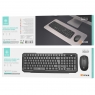 IKREA WG8339 COMBO DE TECLADO Y RATÓN INALÁMBRICOS NEGRO