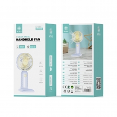 IKREA WR9125 VENTILADOR DE MANO 1 VELOCIDAD 250MAH 90*75*255MM GRIS 