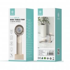 IKREA WR9129 VENTILADOR DE MESA 3 VELOCIDADES 500MAH 55*72*155MM GRIS