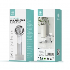 IKREA WR9129 VENTILADOR DE MESA 3 VELOCIDADES 500MAH 55*72*155MM BLANCA