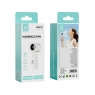 IKREA WR9197 MINI VENTILADOR DE MANO CON DISPLAY LED 1500MAH 1-2HORAS 10 VELOCIDADES BLANCO