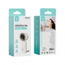 IKREA WR9199 MINI VENTILADOR DE MANO CON DISPLAY LED 2000MAH 1-2HORAS 5 VELOCIDADES BLANCO