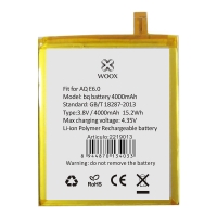 WOOX BATERÍA PARA BQ AQUARIS E6 4000MAH 3.8V 15.2WH