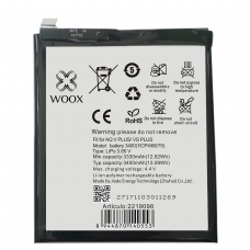 WOOX BATERÍA PARA BQ AQUARIS V PLUS/VS PLUS 3330MAH 3.85V 12.82WH 