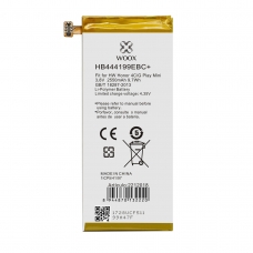 WOOX BATERÍA HB444199EBC PARA HUAWEI HONOR 4C/G PLAY MINI 2550MAH 3.8V 9.7WH