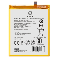 WOOX BATERÍA HB386483ECW+ PARA HUAWEI MATE 9 LITE/NOVA PLUS/G9 PLUS/HONOR 6X 3270MAH 3.82V 12.5WH