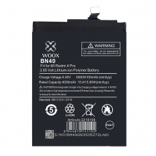 WOOX BATERÍA BN40 PARA XIAOMI REDMI 4 PRO 4000MAH 3.85V 15.4WH