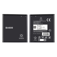 WOOX BATERÍA BA800 PARA SONY XPERIA S/V/ARC/VLT25I/LT26I 1700MAH 3.7V 6.3WH