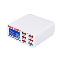 SCHEMATIC WLX-896 cargador rápido 6 puertos USB con pantalla digital LCD QC3.0 40W 