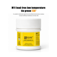 AMAOE M11 Pasta de soldadura sin plomo de temperatura baja138ºC 50g