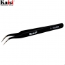 KAISI T-15ESD pinza profesional punta curvada y fina