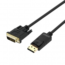 ONTEN DP305 CABLE DP(MACHO) TO DVI(MACHO) 1.8M NEGRO