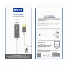 ONTEN OTN-5225 USB 3.0 TO GIGABIT ETHERNET ADAPTADOR