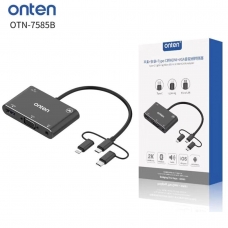 ONTEN OTN-7585B TYPE-C/LIGHTNING/MICRO USB TO HDMI/VGA/AV ADAPTER