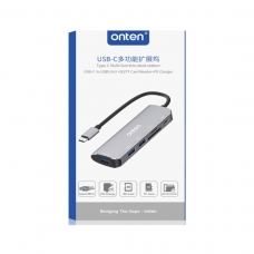 ONTEN OTN-95116B TYPE-C MULTI-FUNCTION DOCK STATION GRIS