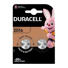 DURACELL PILAS DE BOTÓN DE LITIO 2016 PAQUETE DE 2
