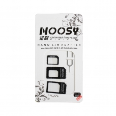 Noosy nano adaptador de tarjeta SIM negro