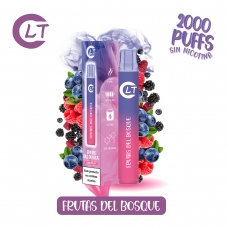 VAPER 2000 PUFFS SIN NICOTINA SABOR FRUTAS DEL BOSQUE