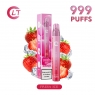 VAPER 999 PUFFS SIN NICOTINA SABOR FRESA ICE