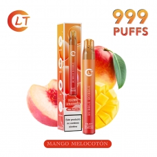 VAPER 999 PUFFS SIN NICOTINA SABOR MANGO MELOCOTÓN