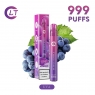 VAPER 999 PUFFS SIN NICOTINA SABOR UVA