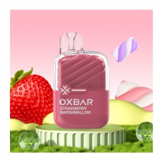 OXBAR VAPER MINI 600 CALADAS 20MG/ML STRAWBERRY MARSHMALLOW