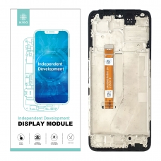 IKREA Pantalla completa con marco para Oppo A77 5G/A57 5G CPH2387 negra Calidad Premium(Assembled) 