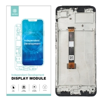 IKREA Pantalla completa con marco para Oppo Realme C53 negra original China(Assembled)  