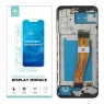IKREA Pantalla completa con marco para Samsung Galaxy A03S A037F 160mm negra Calidad Premium(Assembled)