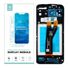 IKREA Pantalla completa con marco para Samsung Galaxy A14 5G A146B negra original China(Assembled) 