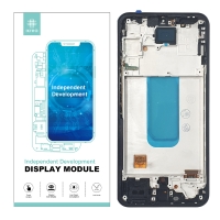 IKREA Pantalla completa con marco para Samsung Galaxy A34 5G A346 negra OLED