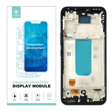 IKREA Pantalla completa con marco para Samsung Galaxy A54 5G A546 negra OLED