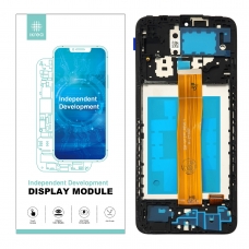 IKREA Pantalla completa con marco para Samsung Galaxy M12 M127F negra original China(Assembled)