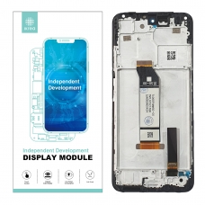 IKREA Pantalla completa con marco para Xiaomi Pocophone M3 Pro 5G M2103K19PG/Redmi Note 10 5G negra original China(Assembled)